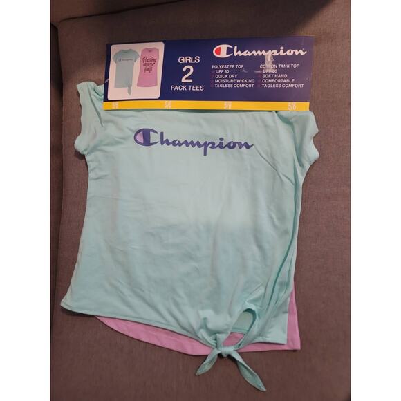 Girls Champion Activewear Pastel Tops - Picture 5 of 8